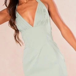 Robe Moulante En Maille Tissée Vert Sauge Kaki à Bonnets Plissés Et Dos Nu 8 Robe Moulante En Maille Tissée Vert Sauge Kaki à Bonnets Plissés Et Dos Nu -Pas Cher Robe Tendre Magasin 7666ab0a774ad86c0dc96d8a30d728becbacd1ea cne3774 4