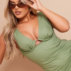 Robe Longue En Maille Sergée Kaki Clair à Décolleté Plongeant 8 Robe Longue En Maille Sergée Kaki Clair à Décolleté Plongeant -Pas Cher Robe Tendre Magasin 8041af8f718f6dea5a2d8f8bb137a07f6e5097af cnd5407 4