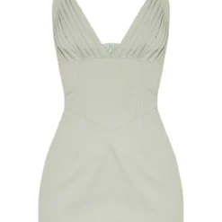 Robe Moulante En Maille Tissée Vert Sauge Kaki à Bonnets Plissés Et Dos Nu 9 Robe Moulante En Maille Tissée Vert Sauge Kaki à Bonnets Plissés Et Dos Nu -Pas Cher Robe Tendre Magasin 81464d02b572d65ade169517b403187aeb881f11 cne3774 5