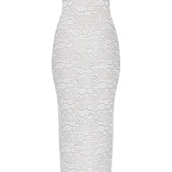 Robe Longue Bustier En Dentelle Fleurie Blanche -Pas Cher Robe Tendre Magasin 81660826ad25ca11c983668bdc1c4baa4f17aeb5 cne6565 5