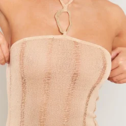 Robe Longue Texturée Ajourée Gris Pierre à Empiècement 8 Robe Longue Texturée Ajourée Gris Pierre à Empiècement -Pas Cher Robe Tendre Magasin 81cc75a4bf9f8aa406785f4228ce6172c30cf6a9 cne2704 4