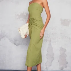 Robe Longue Bustier En Effet Lin Kaki Froncé 7 Robe Longue Bustier En Effet Lin Kaki Froncé -Pas Cher Robe Tendre Magasin 83098aec36268387ac9436311f4be5545014763c cnd5927 3