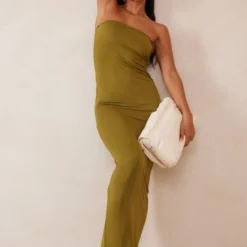Robe Bustier Longue Vert Olive 7 Robe Bustier Longue Vert Olive -Pas Cher Robe Tendre Magasin 832e846544a8f6fe39bf001bc232a3f328309d3e cmy6186 1