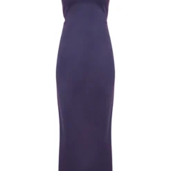 Robe Longue En Néoprène Bleu Marine à Col Montant Croisée Dans Le Dos -Pas Cher Robe Tendre Magasin 85d9731df5b4c1ba2ef8cca3bcbb2197420250cb cnd9028 5