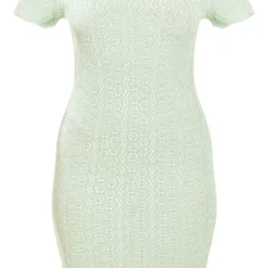 Mini Robe En Maille Crochetée Vert Citron à Mancherons -Pas Cher Robe Tendre Magasin 85f2d8365e6c1c05b6d0d7199ac1f285a8463ce0 cne6258 5