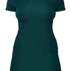 Robe Moulante Texturée Vert Forêt à Mancherons -Pas Cher Robe Tendre Magasin 8686cfefcadc9288ed2be1cbfb2dc33fcd2ddb2f cnb3541 5