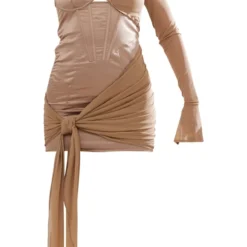 Robe Moulante Asymétrique Satinée Taupe à Corset Et Parties En Mesh 9 Robe Moulante Asymétrique Satinée Taupe à Corset Et Parties En Mesh -Pas Cher Robe Tendre Magasin 87bad4ea7a56c98402a4f65992025bf8a3bb9c7a cnd3529 5