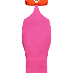 Robe Longue En Maille Tricot Orange à Anneau -Pas Cher Robe Tendre Magasin 8a19c411b00b9be29f8892cb1443e509f140c6f1 cna1241 5