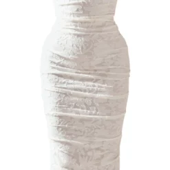 Robe Bustier Longue Texturée Fleurie Blanche Froncée Sur Le Côté 8 Robe Bustier Longue Texturée Fleurie Blanche Froncée Sur Le Côté -Pas Cher Robe Tendre Magasin 8eb4ce291595fc56b36756a37c9604deb7f5c3fd cnd7617 5