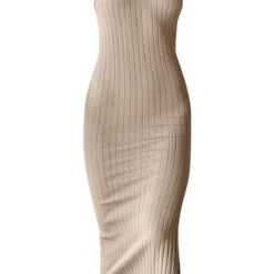 Robe Longue En Maille Côtelée Structurée Gris Pierre à Contours Et Dos Nu Arrondi 9 Robe Longue En Maille Côtelée Structurée Gris Pierre à Contours Et Dos Nu Arrondi -Pas Cher Robe Tendre Magasin 8ed01652b02912677f310e4c0a25d033578a0911 cnd8847 5