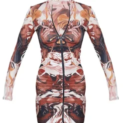 Robe Très Moulante Imprimé Abstrait Chocolat à Zip Et Fronces 9 Robe Très Moulante Imprimé Abstrait Chocolat à Zip Et Fronces -Pas Cher Robe Tendre Magasin 8fa1af7b76614d59f5e567ce4e918bbabb09c92b cmp8366 6