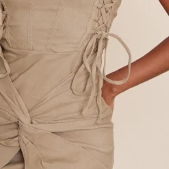 Robe Moulante Bustier Tissée Stretch Café Au Lait Lacée à Corset 8 Robe Moulante Bustier Tissée Stretch Café Au Lait Lacée à Corset -Pas Cher Robe Tendre Magasin 8fd3fbf9760f26f00fe7de35415d3f282a76b406 cnd0401 4