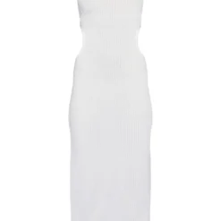 Robe Longue Blanche Côtelée Texturée à Dos Nu Et Découpes 9 Robe Longue Blanche Côtelée Texturée à Dos Nu Et Découpes -Pas Cher Robe Tendre Magasin 9aa57fe98a3ca9bd3614940f061daab6ef98c3ea cne2872 5