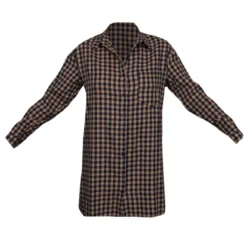 Robe Chemise Bleue Brossée Oversize à Carreaux Et Ourlet élimé -Pas Cher Robe Tendre Magasin 9d5fa68dc0225c511ab8668524009618b352d8e7 cnc8301 5