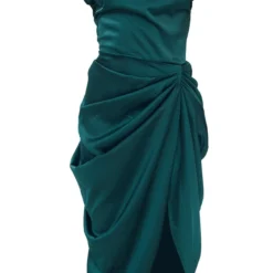 Robe Mi-longue Satinée Vert émeraude à épaules Dénudées Et Jupe Drapée -Pas Cher Robe Tendre Magasin 9e4a61b89e4ffe2cbe13b8ced5c4c017c9d8bed1 cmv8119 6