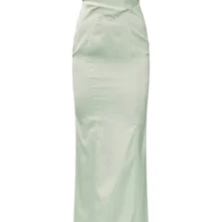 Robe-corset Longue Vert Sauge à Dos Nu Découpé Et Col Bardo -Pas Cher Robe Tendre Magasin 9f0e67d62474718b691db288f9e59702dd8f6190 cne2935 5