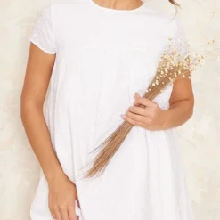 Robe Babydoll En Broderie Anglaise Blanche 8 Robe Babydoll En Broderie Anglaise Blanche -Pas Cher Robe Tendre Magasin a0480c453262554f8bbf57bfd51b0e91d9d3689b cnd1706 4