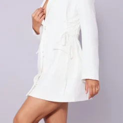 Robe Blazer Crème à Lacets Détail Corset 8 Robe Blazer Crème à Lacets Détail Corset -Pas Cher Robe Tendre Magasin a09e385e8387a5c17aabd1fecbc4c3e8773b0568 cmy7145 4