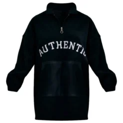 Robe Pull En Polaire Noire à Slogan Authentic Et Zip 9 Robe Pull En Polaire Noire à Slogan Authentic Et Zip -Pas Cher Robe Tendre Magasin a11598e6bf206711865b7e72643210e9b4f94c5c cnb9597 5
