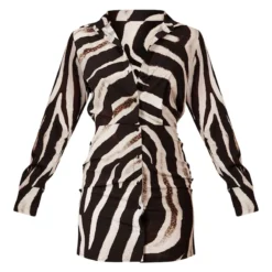 Robe Chemise Noir & Blanc Imprimé Zèbre à Manches Longues 9 Robe Chemise Noir & Blanc Imprimé Zèbre à Manches Longues -Pas Cher Robe Tendre Magasin a1b2e00514769d877a431b92aef5c7d84a5533f5 cmw9265 6