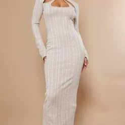 Robe Longue Côtelée Avoine Découpée à Nouer Dans Le Cou 7 Robe Longue Côtelée Avoine Découpée à Nouer Dans Le Cou -Pas Cher Robe Tendre Magasin a5ee2e87058e6a391c055183ab64043baff561d0 cnd4072 3