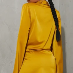 Robe Blazer Droite Chartreuse à Décolleté Très Plongeant Détail Noeud 6 Robe Blazer Droite Chartreuse à Décolleté Très Plongeant Détail Noeud -Pas Cher Robe Tendre Magasin a7becf3257de01eee25d1232de6fb447b54890b4 cms0114 2