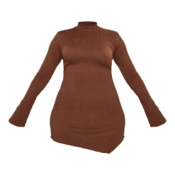 Robe Moulante Texturée Marron Chocolat à Col Montant Découpée Dans Le Dos 7 Robe Moulante Texturée Marron Chocolat à Col Montant Découpée Dans Le Dos -Pas Cher Robe Tendre Magasin a87aca446bfff4b1c0ba4e0f9086d5f367dec15d cnd1247 5