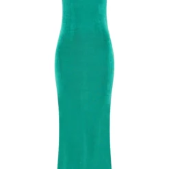 Robe Longue Moulante En Acétate Verte à Dos Bénitier Et Bretelles à Strass -Pas Cher Robe Tendre Magasin a8f7fab3c0d725ce9d2ca945f3baf70929390ecd cnb3695 5