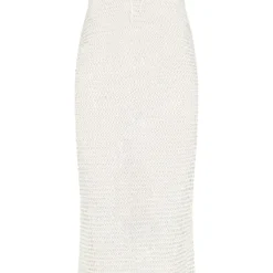 Robe Bustier Longue Avoine En Maille Crochet Lacée Devant -Pas Cher Robe Tendre Magasin ac01a50a2e4ec9d40a5d0ab5bccb114007fc7600 cne6289 5