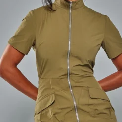 Robe Chemise Parachute Cargo Kaki à Zip 8 Robe Chemise Parachute Cargo Kaki à Zip -Pas Cher Robe Tendre Magasin af9ba22fed050e034484df1190c7c7bb87c48fde cna6854 4