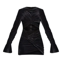 Robe Moulante En Velours Noir Torsadée Devant à Découpes Et Manches Froncées 9 Robe Moulante En Velours Noir Torsadée Devant à Découpes Et Manches Froncées -Pas Cher Robe Tendre Magasin b00afc14f618a5f873c82c5b52b3e58e7350aa10 cmu4052 6