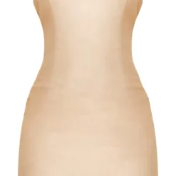 Robe Bustier Droite Effet Lin Gris Pierre Découpée Dans Le Dos -Pas Cher Robe Tendre Magasin b2ec8876230fc82dc011f6bcb3dce14f90078d2e cnd5926 5