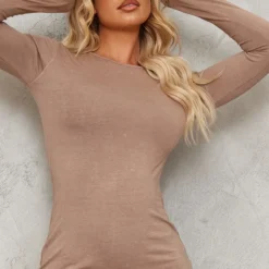 Robe Moulante Avoine Délavée -Pas Cher Robe Tendre Magasin b3b33dde5ca3c888e894d108c9ad8642d4fc99a5 cnd4025 4