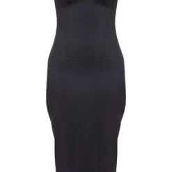 Robe Longue Tissée Noire à Détail Corset Et Bretelles -Pas Cher Robe Tendre Magasin b83a1c8eae34e65b65c2816334c78337a7109825 cnc7630 5