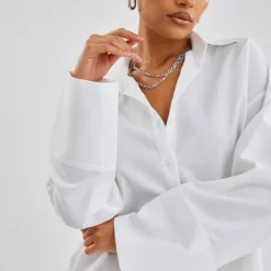 Robe Chemise Oversize En Popeline Blanche à Mancherons Larges 8 Robe Chemise Oversize En Popeline Blanche à Mancherons Larges -Pas Cher Robe Tendre Magasin b9dd826578ba0619d161ad3c6a0ea98d2ce66de2 cnc6732 4