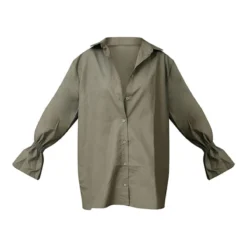 Robe Chemise Tissée Kaki Froncée à Manches évasées 9 Robe Chemise Tissée Kaki Froncée à Manches évasées -Pas Cher Robe Tendre Magasin b9e467db46f091bcde19f88a0e1a60f38dbccb74 cnb3522 5