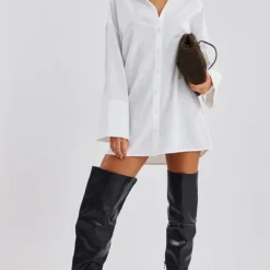Robe Chemise Oversize En Popeline Blanche à Mancherons Larges 7 Robe Chemise Oversize En Popeline Blanche à Mancherons Larges -Pas Cher Robe Tendre Magasin bac94dd20285174a787044041448c4b60a1e3b54 cnc6732 3