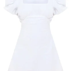 Robe Babydoll Blanche à Manches Bouffantes Et Col Carré 9 Robe Babydoll Blanche à Manches Bouffantes Et Col Carré -Pas Cher Robe Tendre Magasin bb13165e78860b1cfdd775c58024f5d41f9f54e0 cnd8936 5