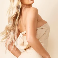 Robe Bustier Droite Effet Lin Gris Pierre Découpée Dans Le Dos -Pas Cher Robe Tendre Magasin bb1e6ecb669ef4c8a71855e91c978a2e40056f85 cnd5926 4