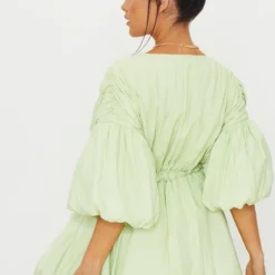 Robe Droite Pistache à Manches Et Jupe Bouffantes -Pas Cher Robe Tendre Magasin bf19bc2f6087dd0159e0d72b3ecb11681f9c0e16 cmq5830 3