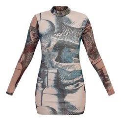 Robe Moulante En Mesh Froncé Vert Imprimé Abstrait à Manches Longues 9 Robe Moulante En Mesh Froncé Vert Imprimé Abstrait à Manches Longues -Pas Cher Robe Tendre Magasin bf7d0e2cbfa3b07b24951b6559dd6ab77b6e06ab cnd1334 5