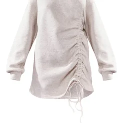 Robe Pull Oversize Avoine En Sweat Froncé Oversize à Col Ras -Pas Cher Robe Tendre Magasin c014b8ff613b228effc2fa323ba14c505baf3337 cnb7272 5