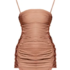 Robe Moulante Taupe Effet Lin Lacée Sur Le Côté 9 Robe Moulante Taupe Effet Lin Lacée Sur Le Côté -Pas Cher Robe Tendre Magasin c2c1a3abfd6b3762b5b0d327ecc88200ac80350e cne0990 5