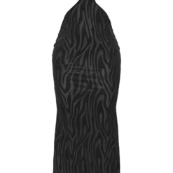 Robe Longue Découpée Noire à Zébrures Dévorées Et Bretelles -Pas Cher Robe Tendre Magasin c43d2b1adf44f4d129ec9ed0f49d6f203e7965f1 cne7781 5