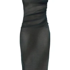 Robe Mi-longue En Mesh Noir à Imprimé Dégradé Sans Manches -Pas Cher Robe Tendre Magasin c4bff0fb199057e6cac628acccb834ed496418b5 cnd0038 5