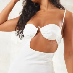 Robe Longue Blanche En Effet Lin à Côtés Découpés Et Armatures Détail Bretelles 8 Robe Longue Blanche En Effet Lin à Côtés Découpés Et Armatures Détail Bretelles -Pas Cher Robe Tendre Magasin c641c9222534a43b1f7b17108bbfcb05ed4450c3 cne1405 4