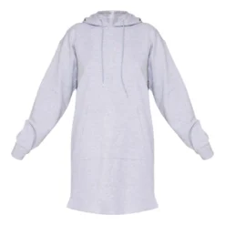 Robe Pull En Sweat à Capuche Gris Chiné à Poches -Pas Cher Robe Tendre Magasin c71e6064d9dadd521574847d5d38b174917248d1 cnc3462 5