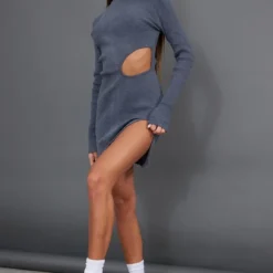 Robe Moulante Côtelée Gris Anthracite Délavé à Ourlet Fendu 7 Robe Moulante Côtelée Gris Anthracite Délavé à Ourlet Fendu -Pas Cher Robe Tendre Magasin c81a17e2331498576646b7036c5fefbf8e496a63 cnc6738 3