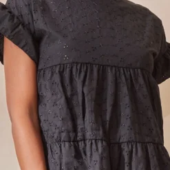 Robe Babydoll En Broderie Anglaise Noire -Pas Cher Robe Tendre Magasin cda27fd230b325503f4d217cdb162b7dc2cbf878 clv3671 4