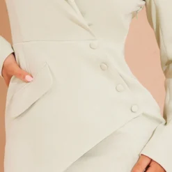 Robe Blazer Vert Sauge à Ourlet Asymétrique Et Boutons -Pas Cher Robe Tendre Magasin cf6997c64d8b17c7d626feed42344c1b2b8ceb38 cmw4900 4